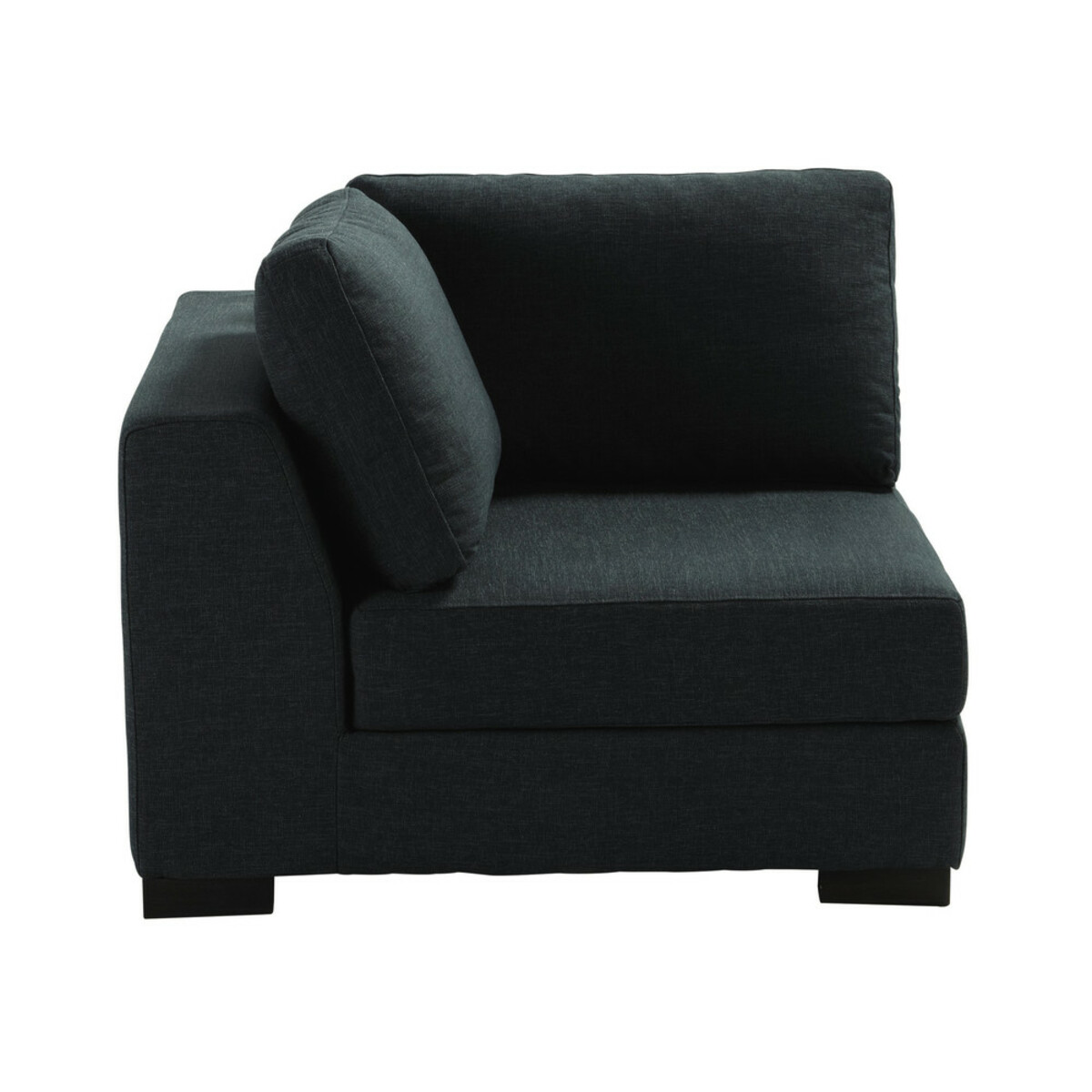Angle pour canapé modulable gris anthracite Terence