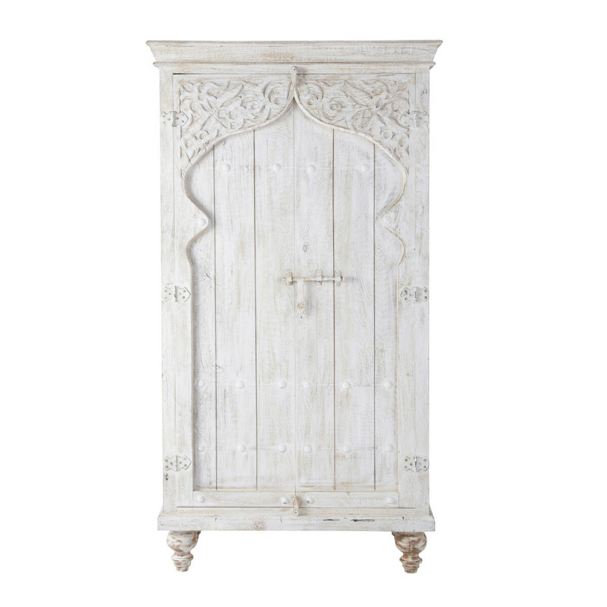 Armoire en manguier blanche L 102 cm