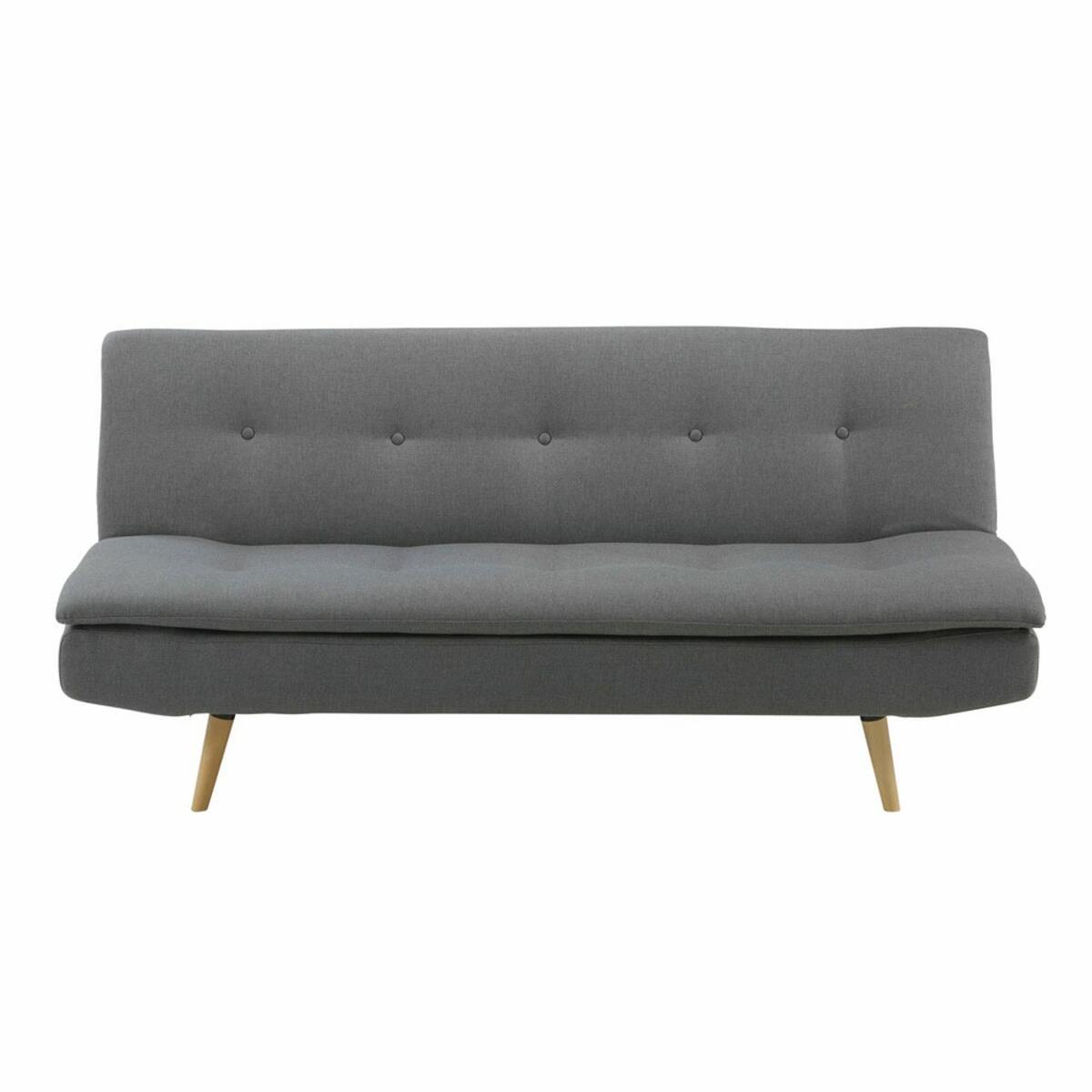 Banquette clic-clac 3 places gris