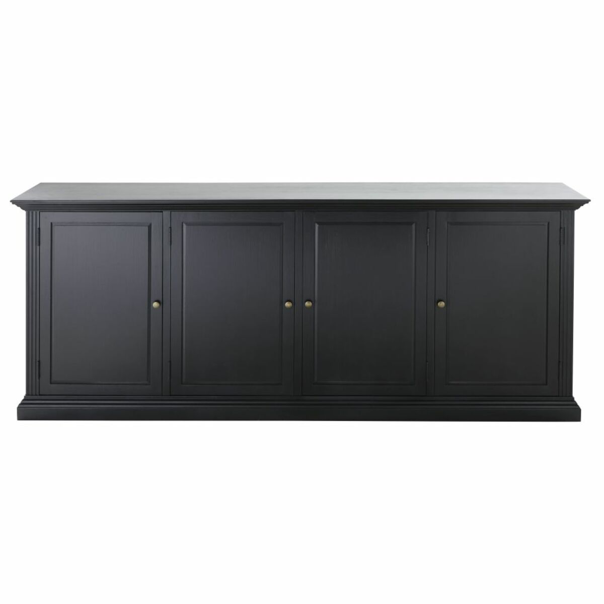 Buffet 4 portes noir Cambronne