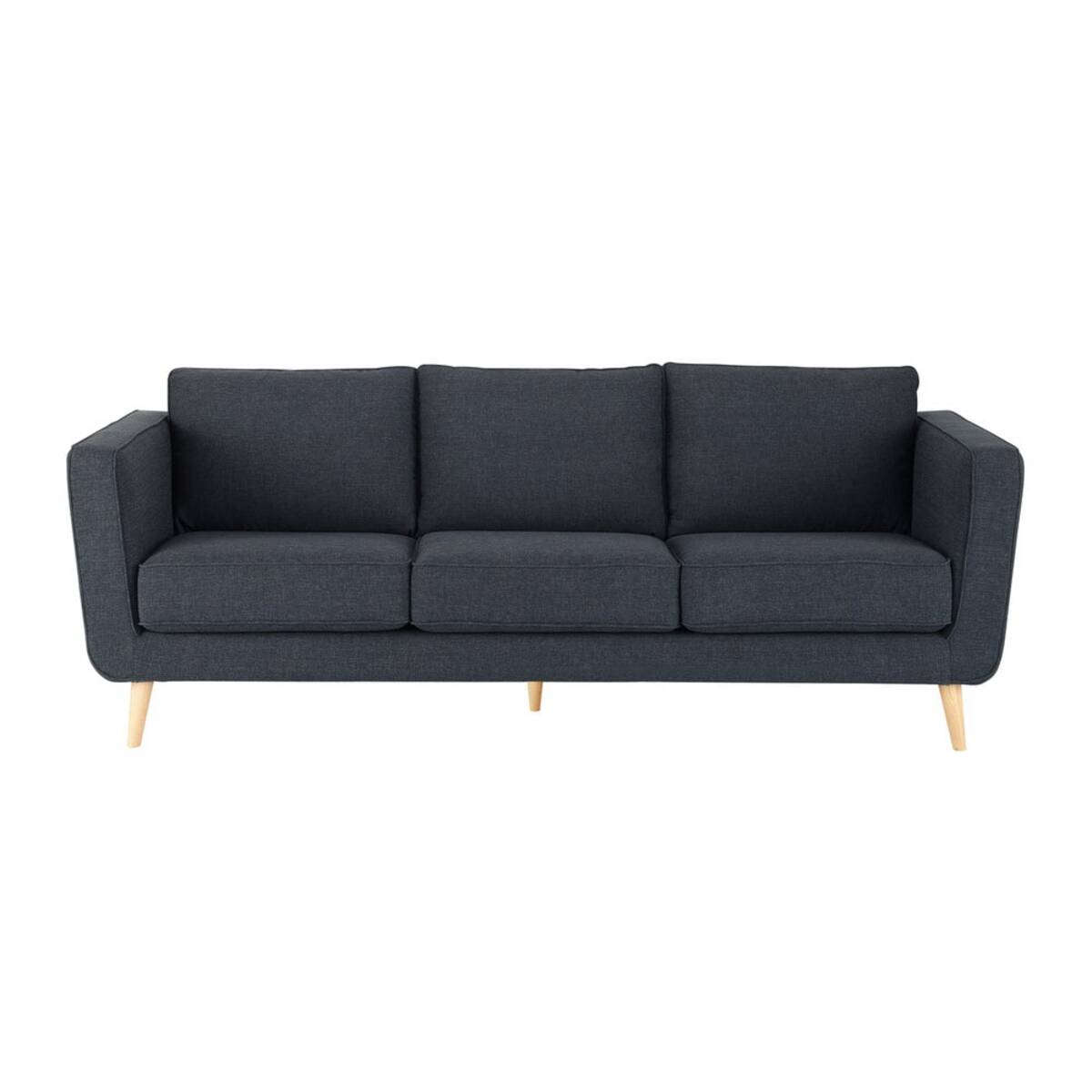 Canapé 3/4 places gris anthracite Nils