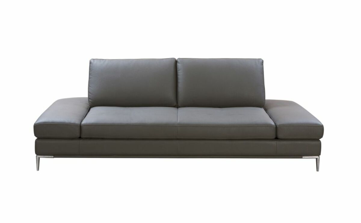 Canapé 4 places en textile enduit gris anthracite