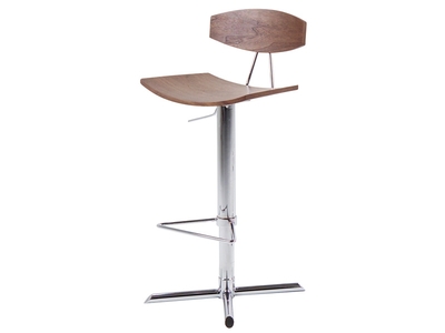Chaise de Bar BLAISE - Noyer