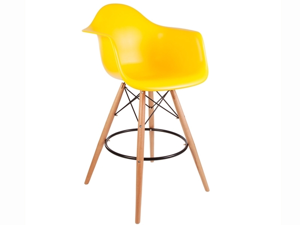 Chaise de bar DAB - Jaune