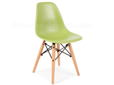 Chaise enfant Eames DSW - Vert