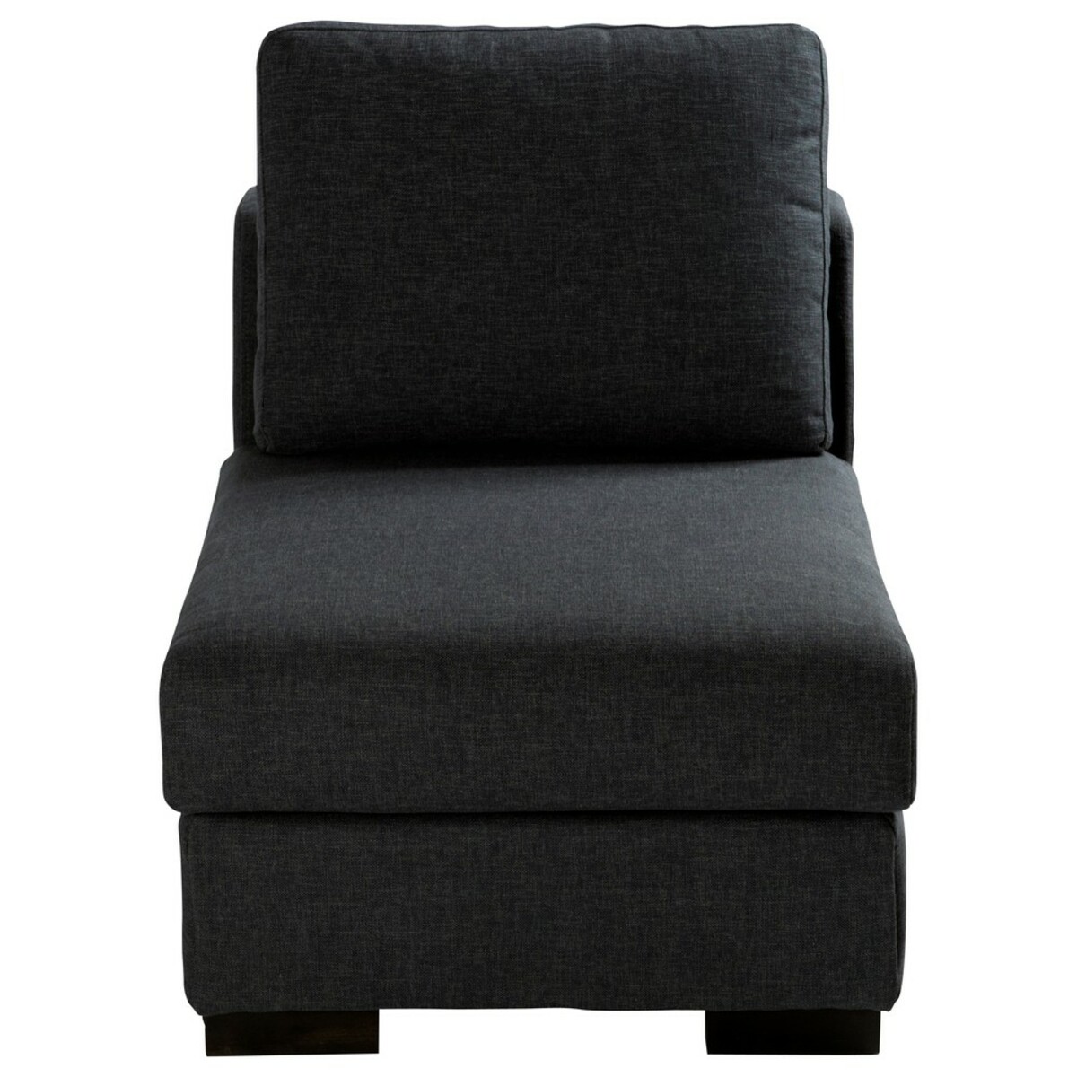 Chauffeuse pour canapé modulable gris anthracite Terence