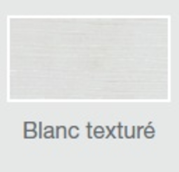 col blanc texturé