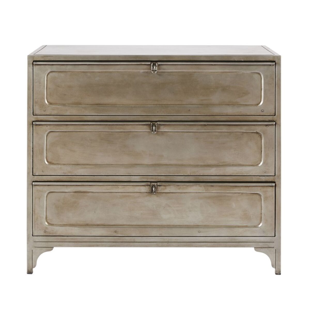 Commode 3 tiroirs en métal Elton