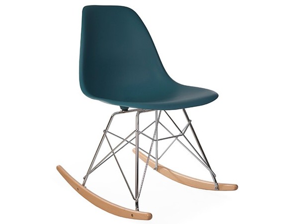 Eames rocking chair RSR - Bleu vert
