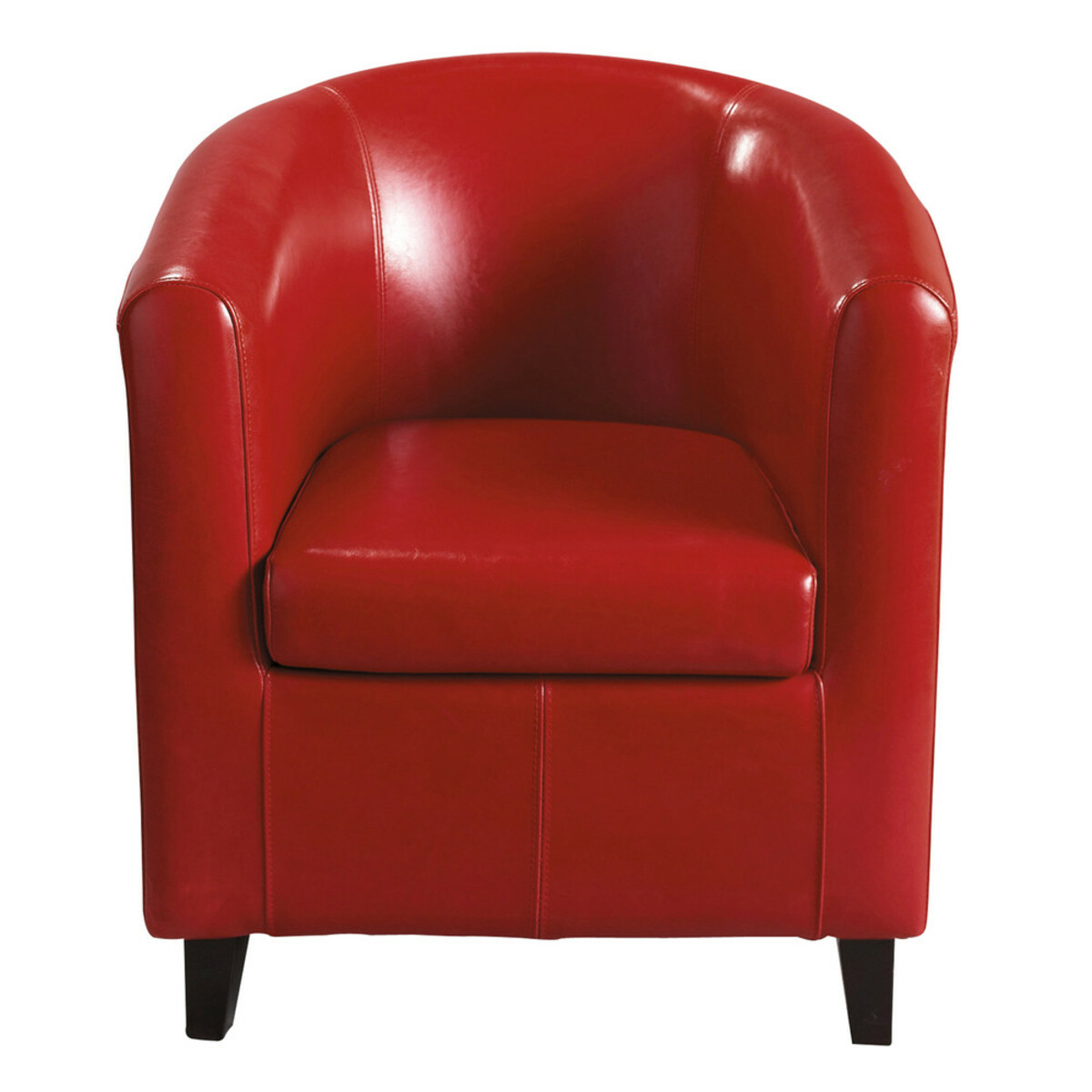 Fauteuil club rouge Nantucket