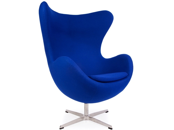 Fauteuil Egg Arne Jacobsen - Bleu