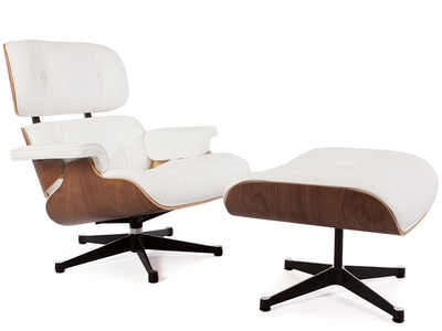 Fauteuil Lounge Eames - Noyer