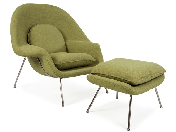 Fauteuil Womb - Vert olive