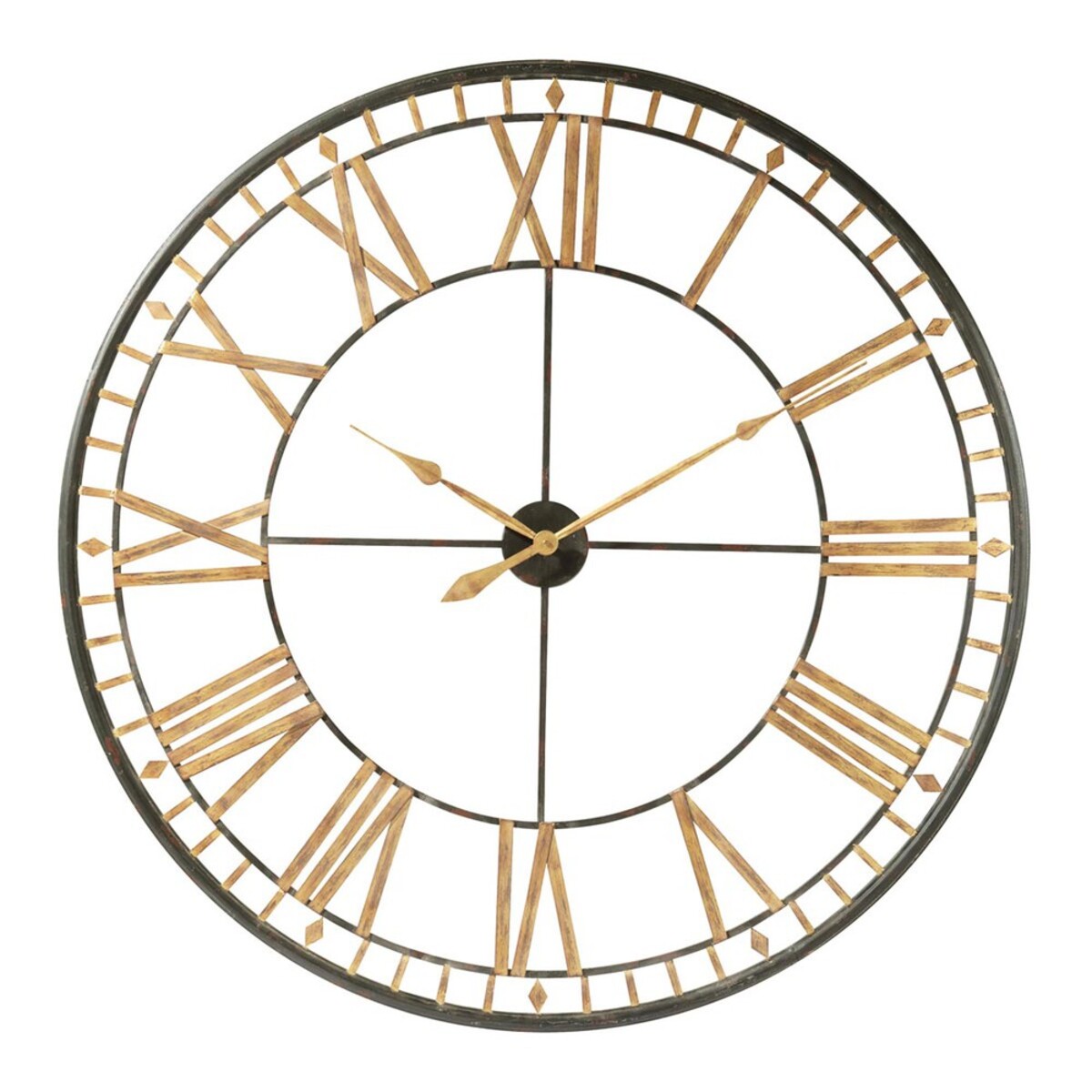Horloge en métal noire D 120 cm LA VALLIÈRE