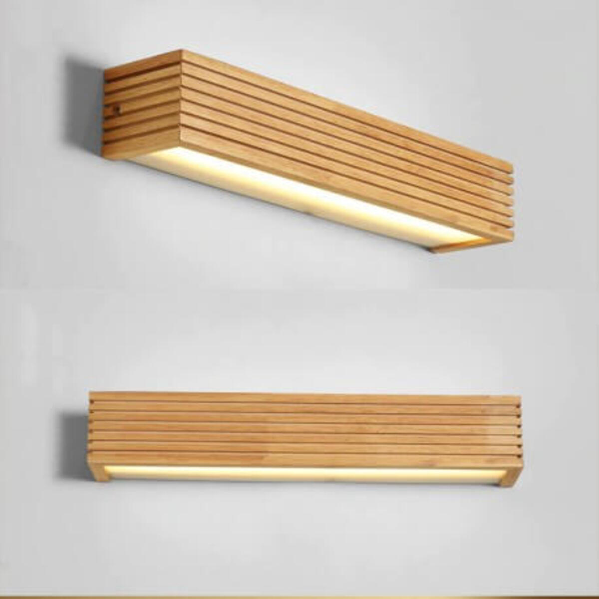 Lampe en bois - Applique scandinave LED