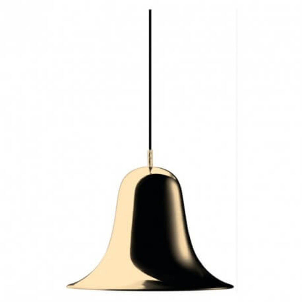 Lampe suspendue en cloche Pantop D30 cm - Laiton