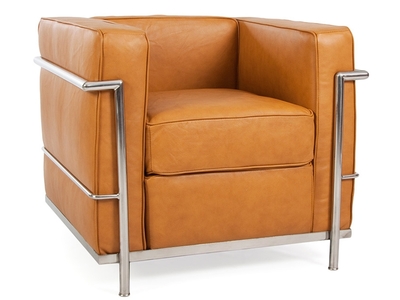 LC2 Fauteuil Le Corbusier - Caramel