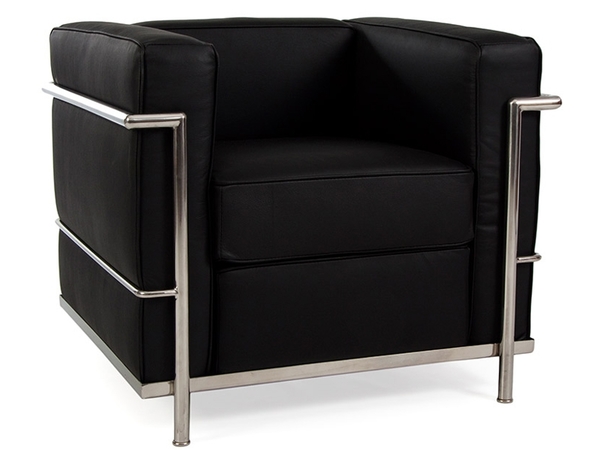 LC2 fauteuil Le Corbusier - Noir