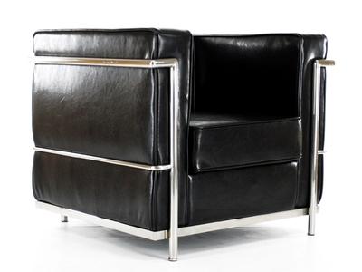 LC2 fauteuil Le Corbusier - Noir