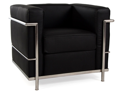 LC2 Fauteuil Le Corbusier - Noir