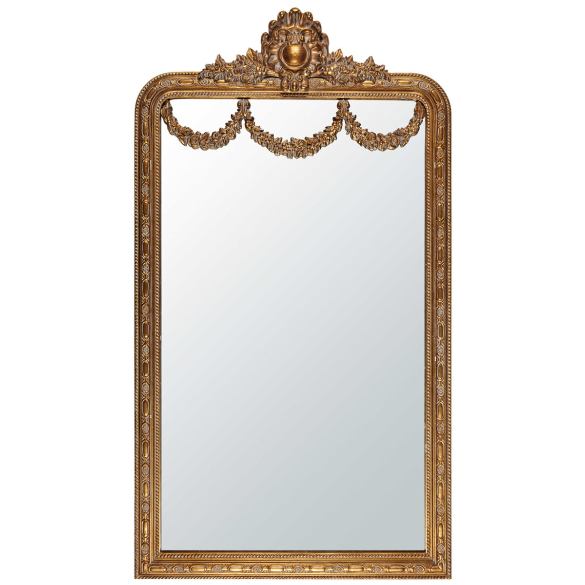 Miroir à moulures dorées 90x161cm IMPERATRICE