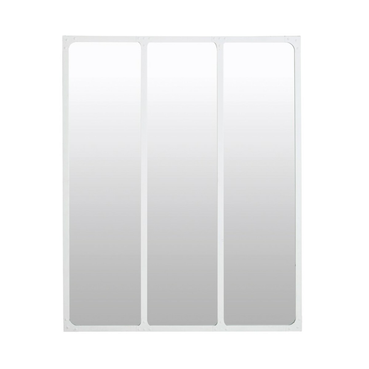 Miroir en métal blanc 96x120