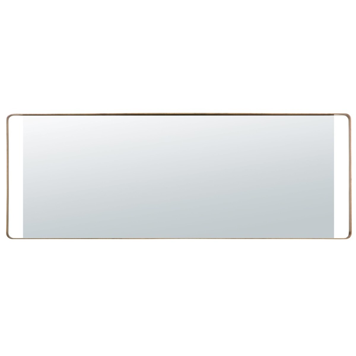 Miroir en métal doré 61x168