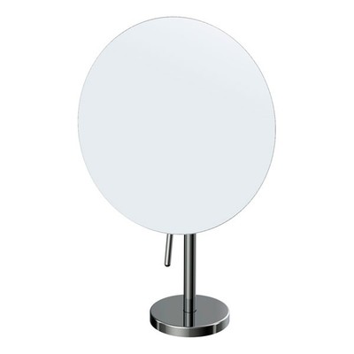 Miroir grossissant simple face sur pied à fixer (3X) - Ø20cm
