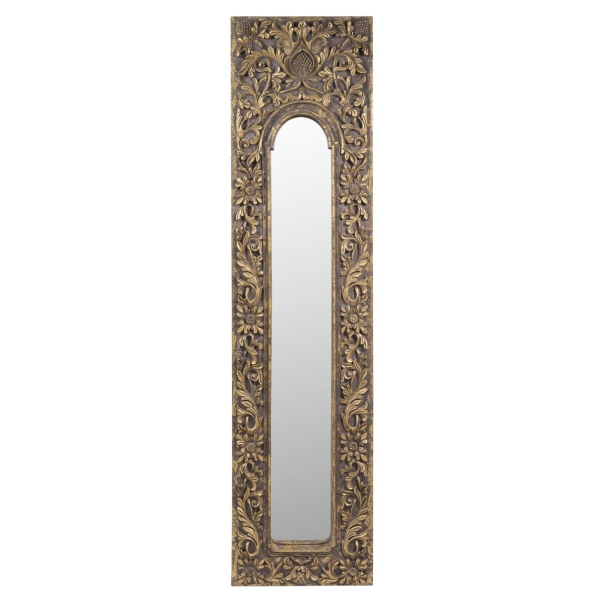 Miroir trumeau en résine doré H 178 cm HOA
