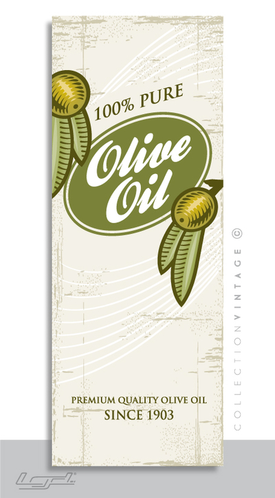 Papier peint Vintage olive verte (1Lé)