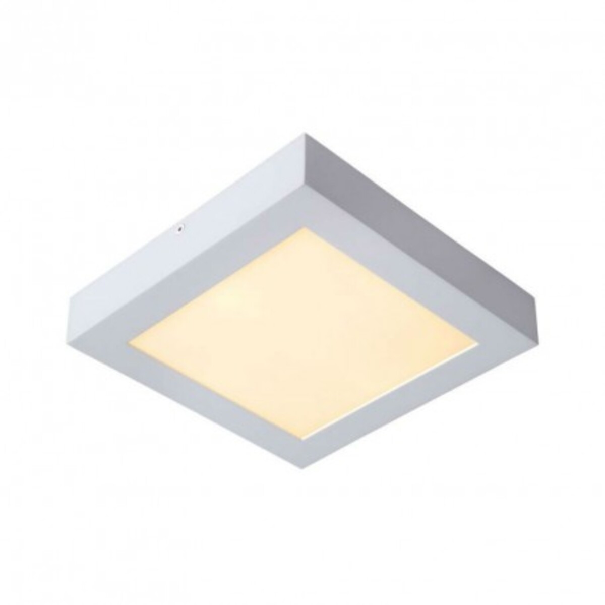 Plafonnier carré Brice LED L30 cm IP40 - Blanc