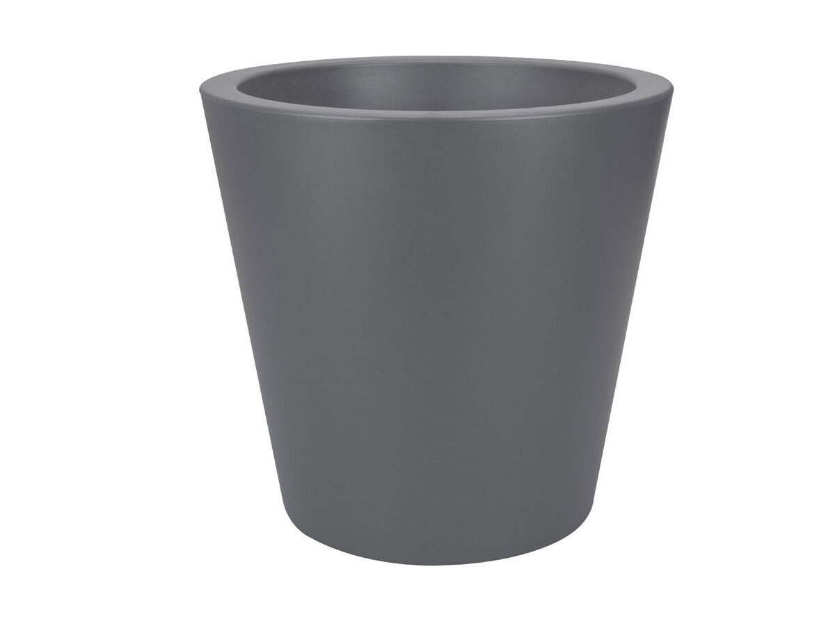 Pot de fleur rond Pure Straight Ø 80 x H.86 cm - Anthracite
