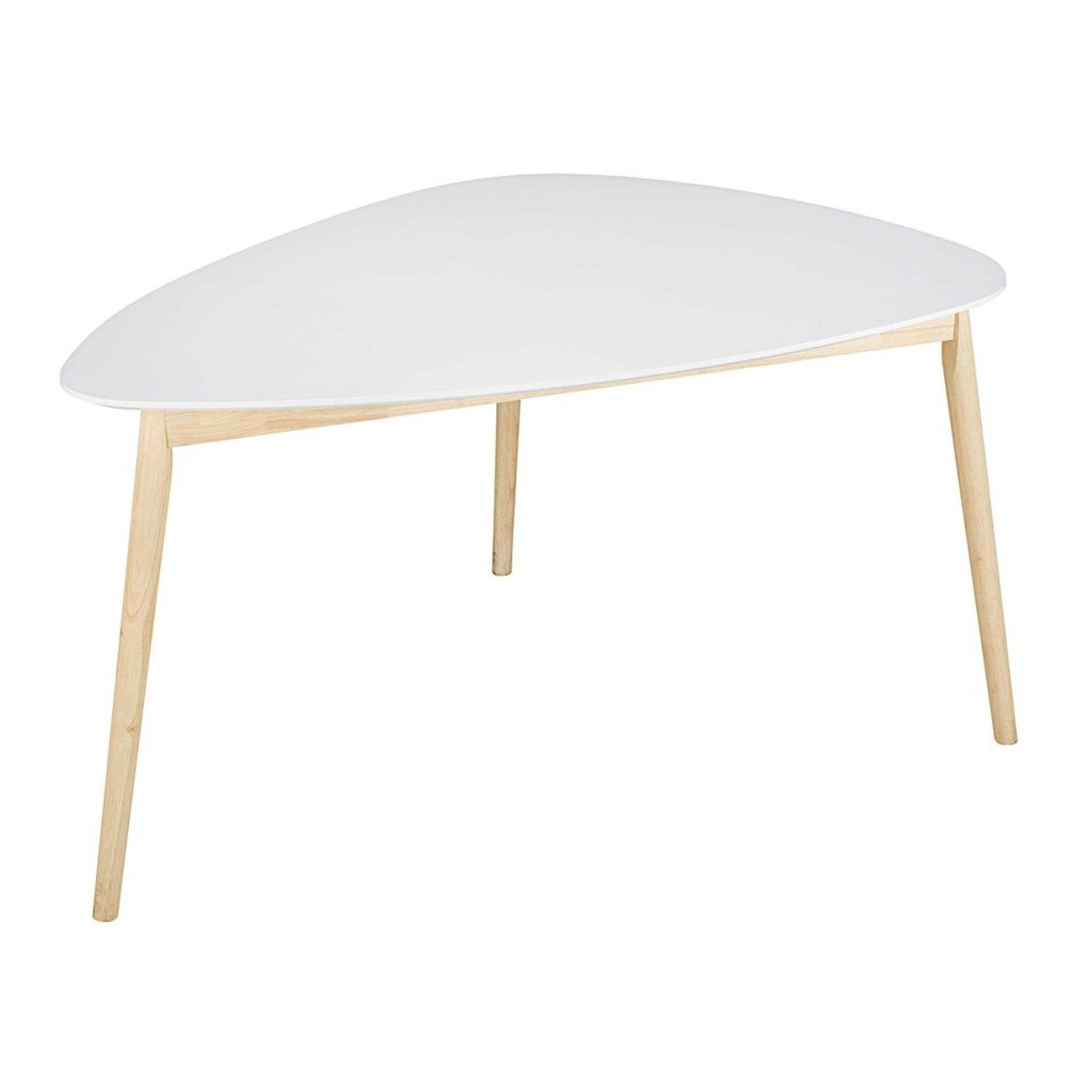 Table à manger style scandinave blanche 4/5 personnes L150