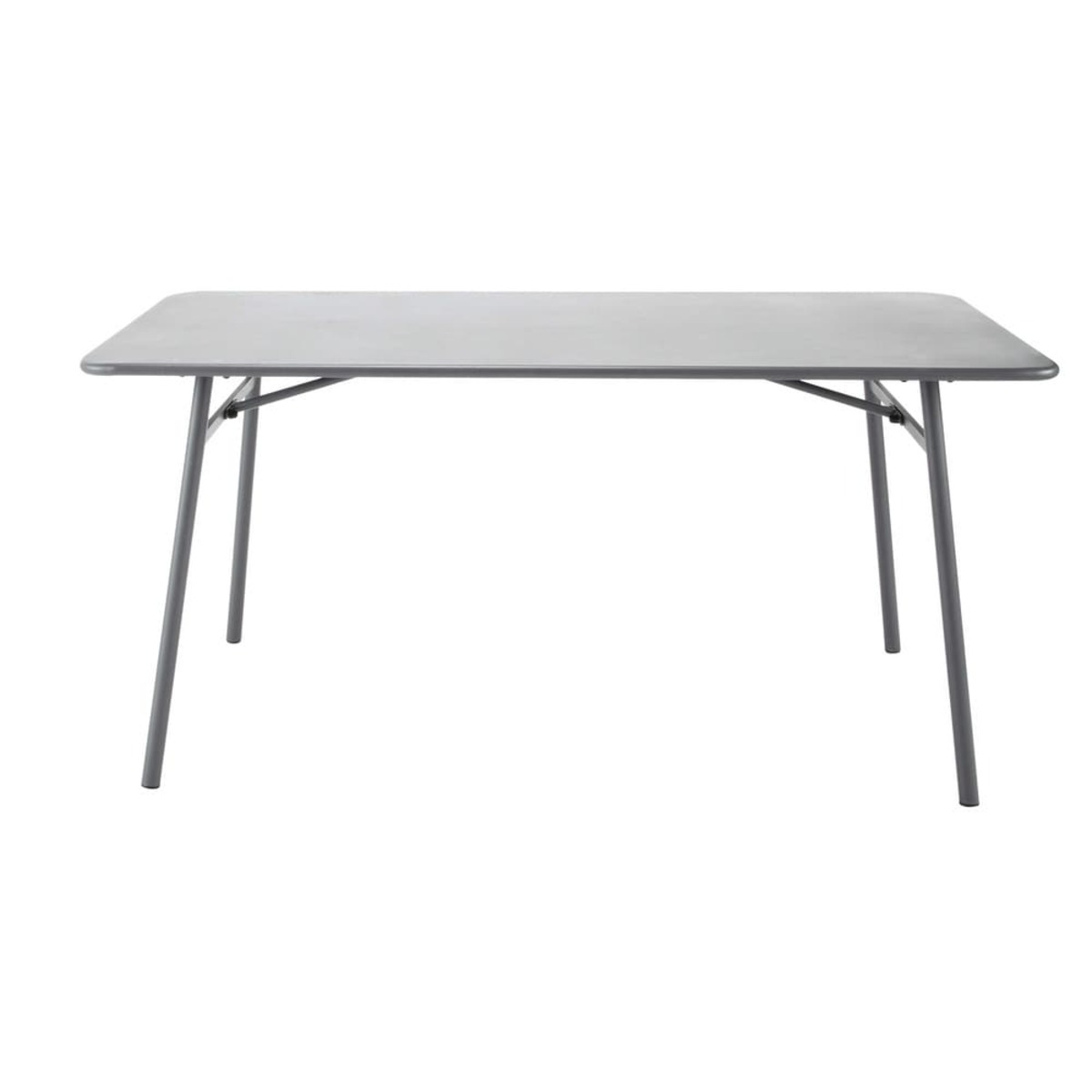 Table de jardin en métal L 160 cm