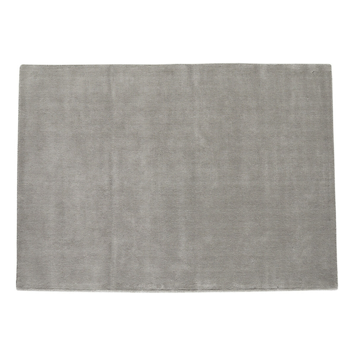 Tapis à poils courts en laine gris 160 x 230 cm