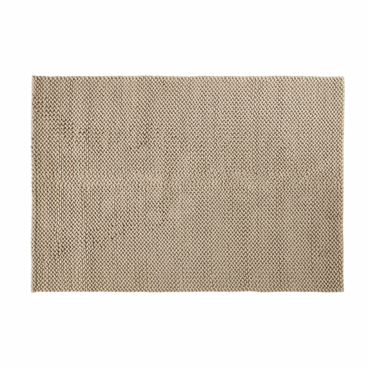 Tapis en coton tressé beige 140x200