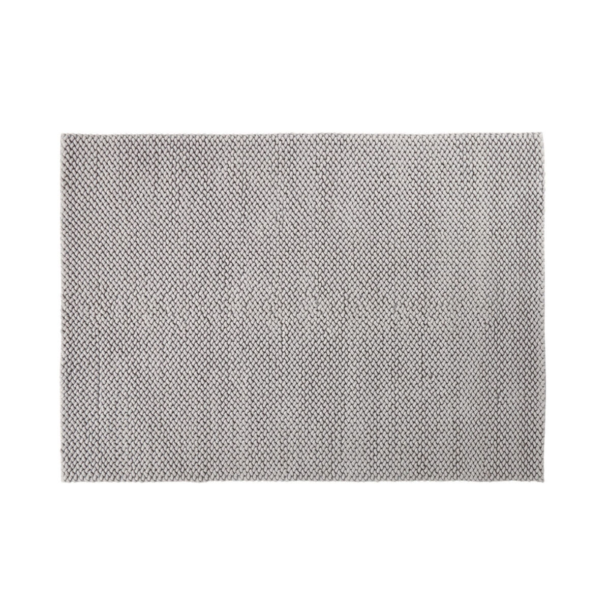 Tapis en coton tressé gris 140x200