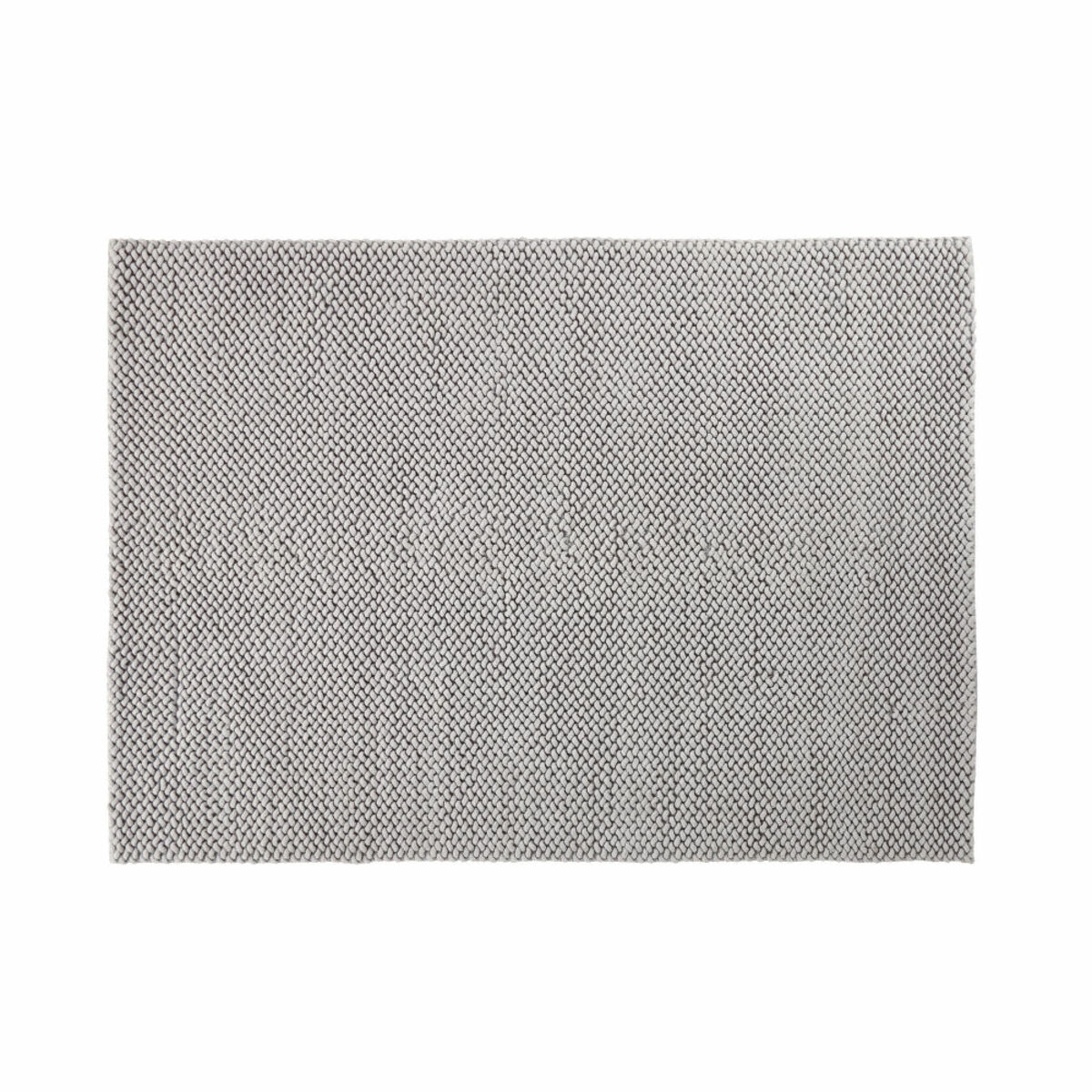 Tapis en coton tressé gris 160x230