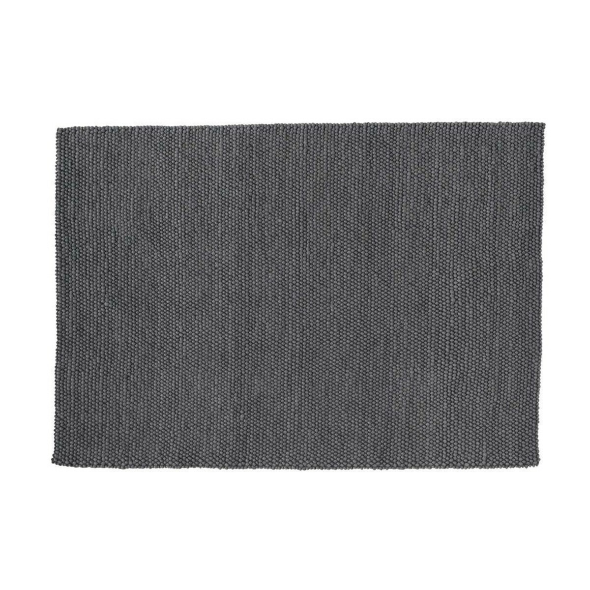 Tapis en laine gris 140 x 200 cm