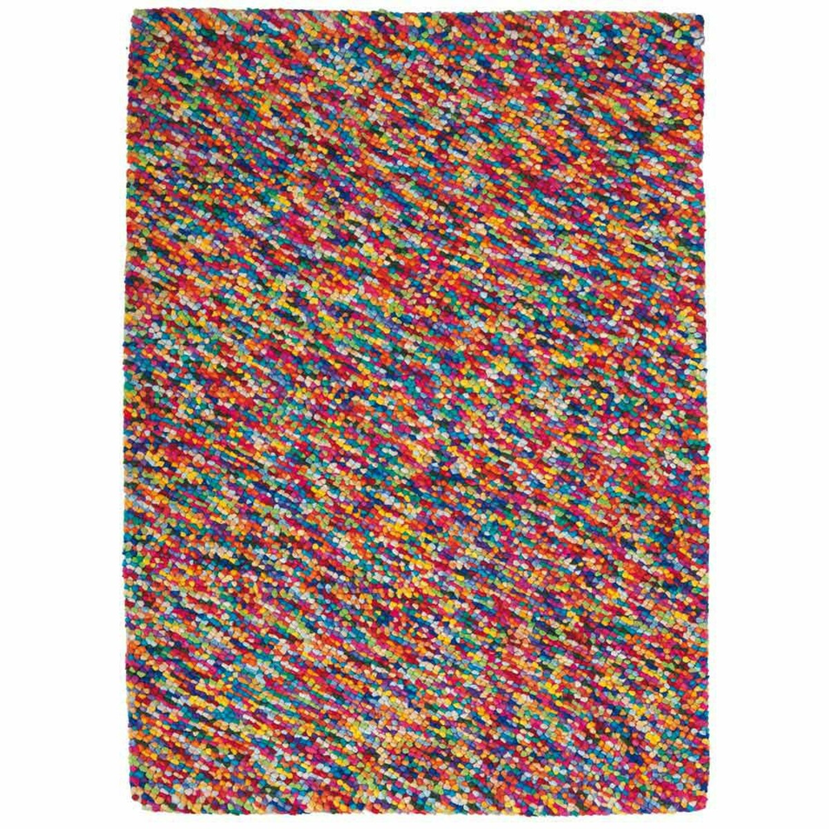 Tapis en laine multicolore 140 x 200 cm