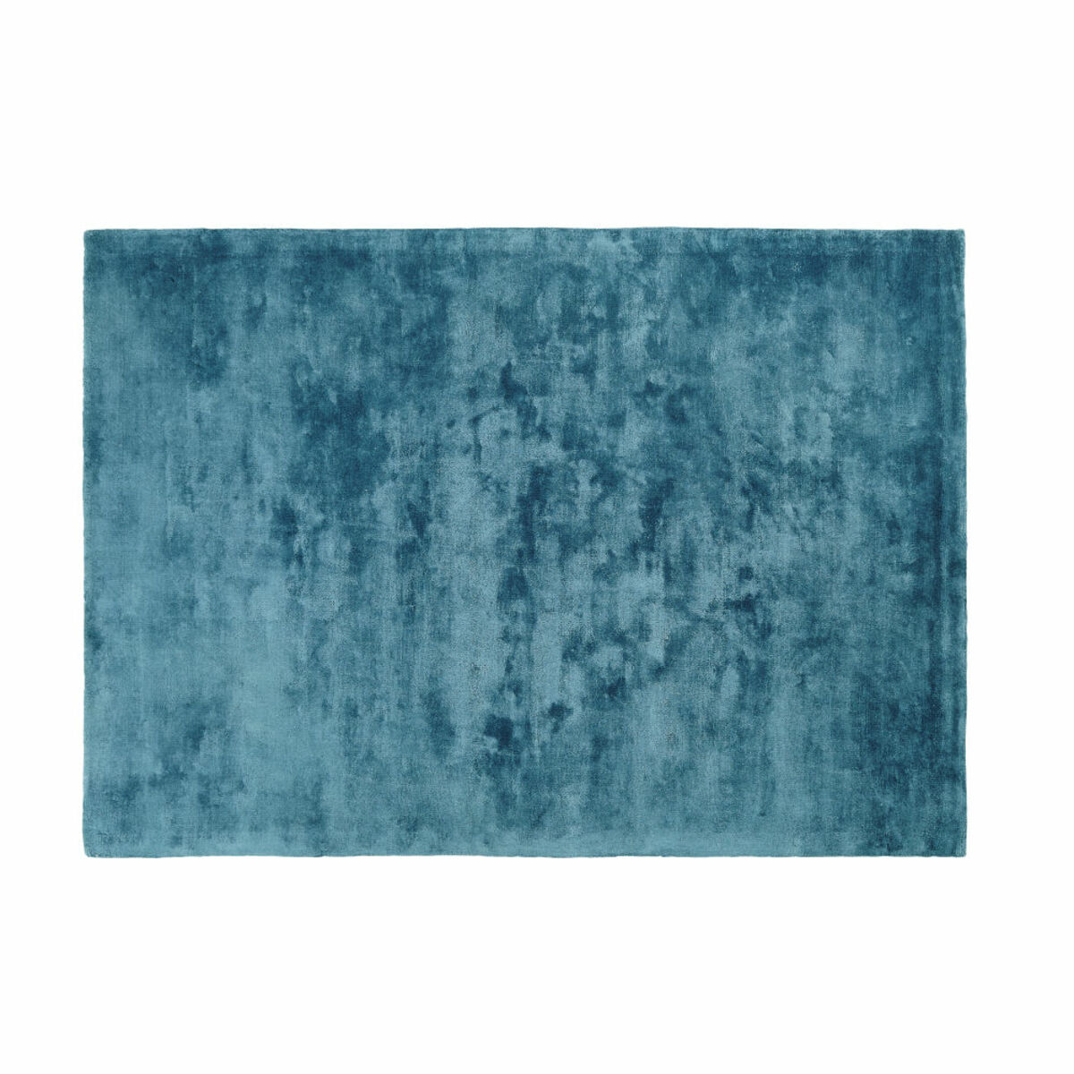 Tapis tufté bleu canard 140x200