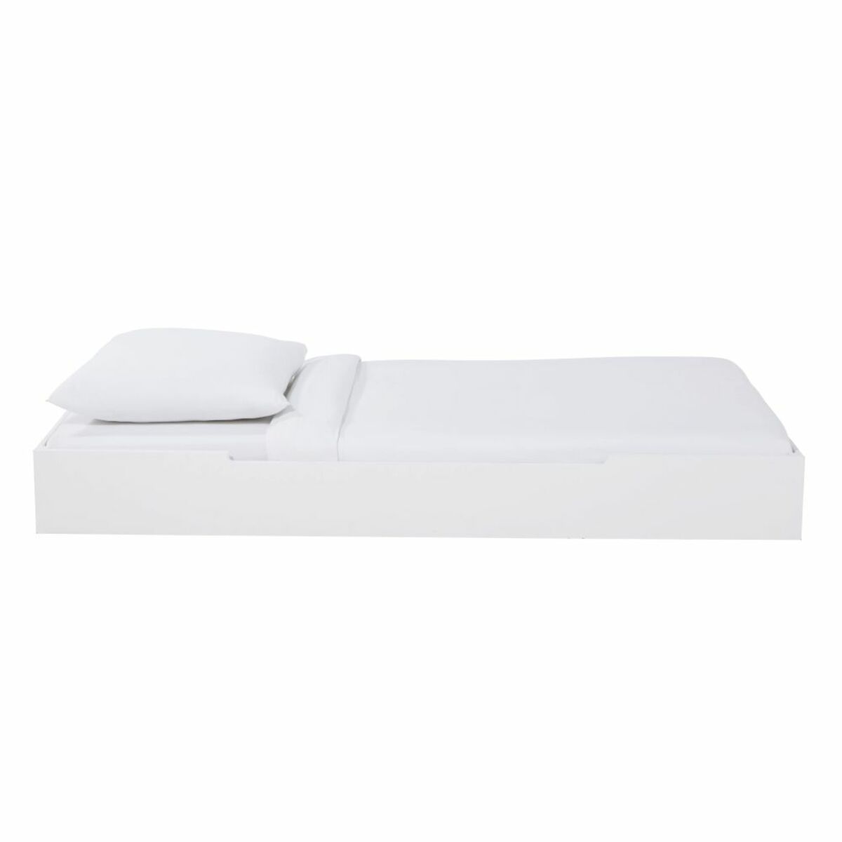 Tiroir de lits superposés 90x190 blanc à roulettes Galaxy