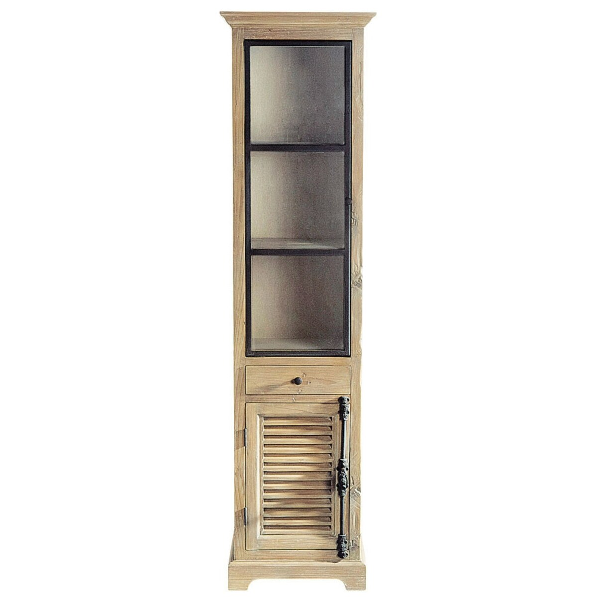 Vitrine en bois recyclé L 52 cm